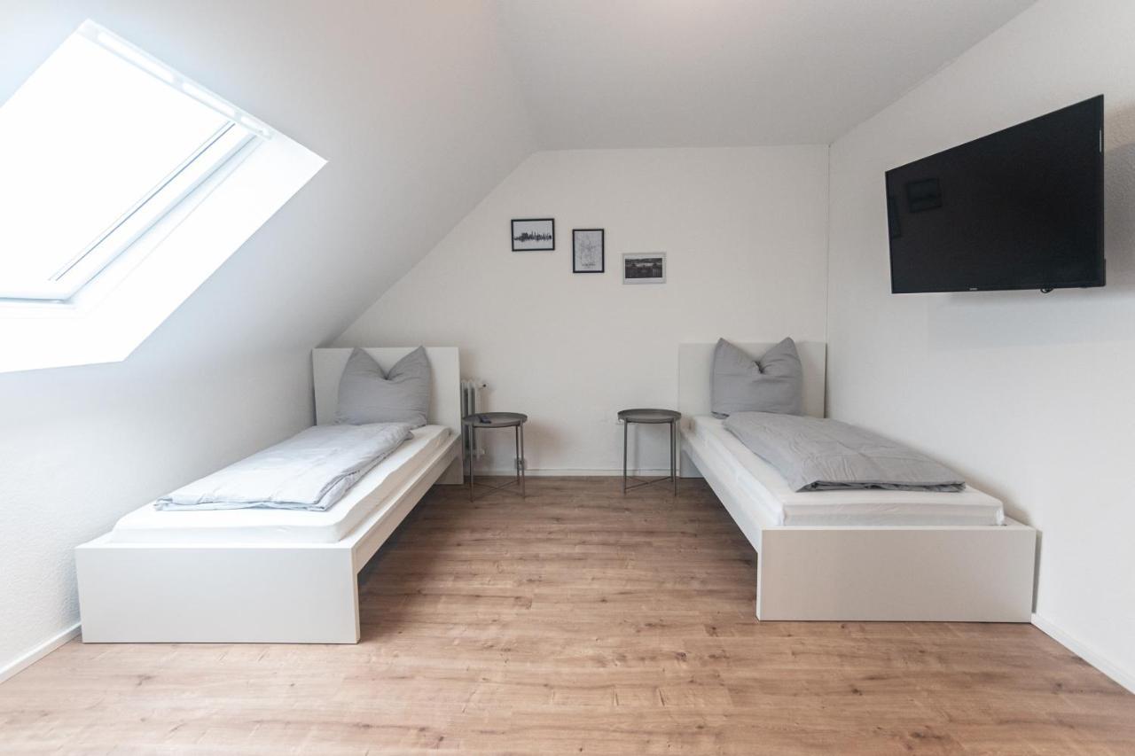 Ferienwohnung Eindrucksvolles Gruppen- Und Monteursloft Edingen-Neckarhausen Exterior foto